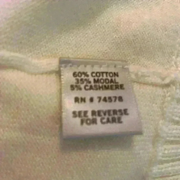 Cache Women's Ivory Open Front Waterfall Cardigan Sweater Size M - Picture 5 of 6